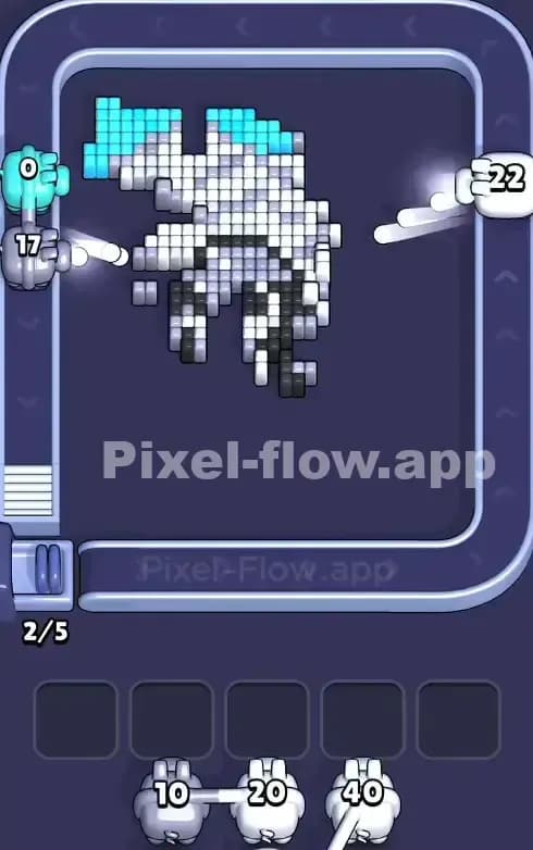 Pixel Flow Level 806 Solution 3