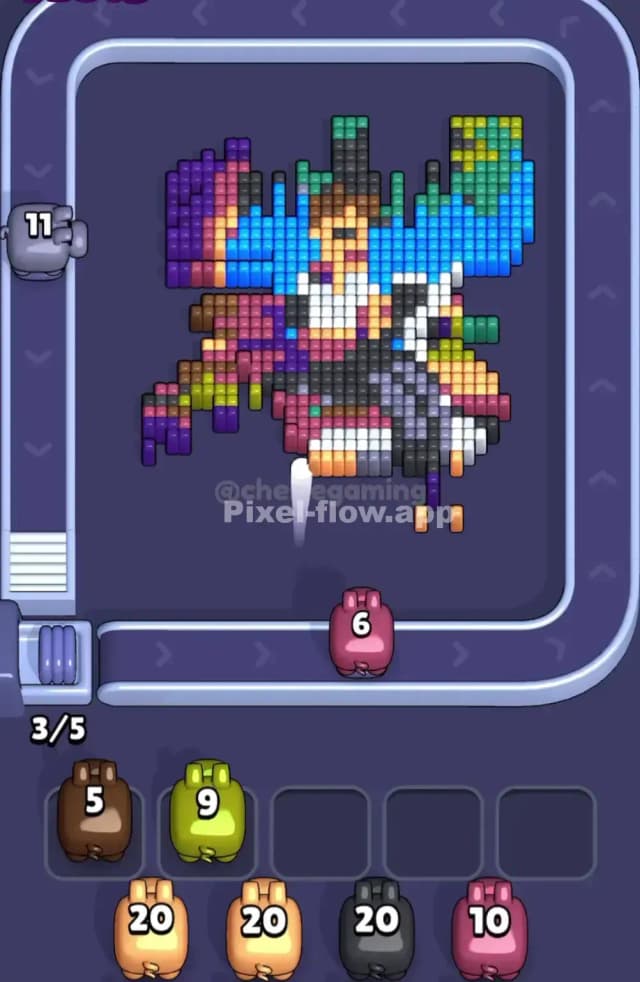 Pixel Flow Level 1637 Solution 2