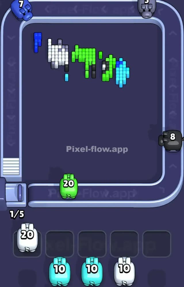 Pixel Flow Level 1250 Solution 3