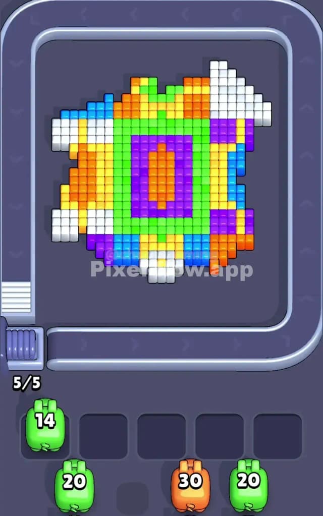 Pixel Flow Level 81 Solution 1