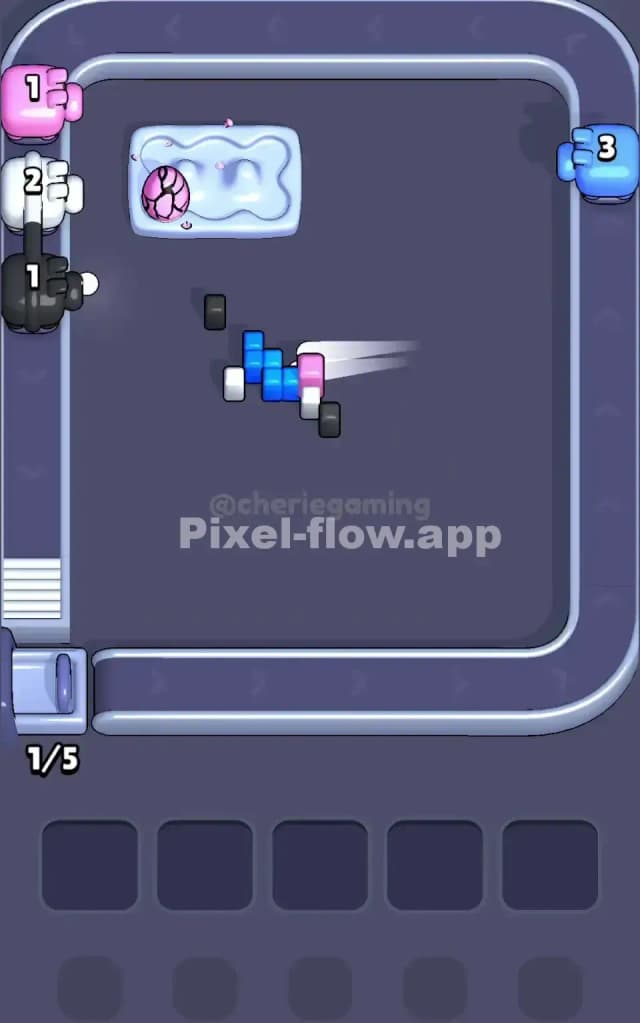 Pixel Flow Level 232 Solution 3