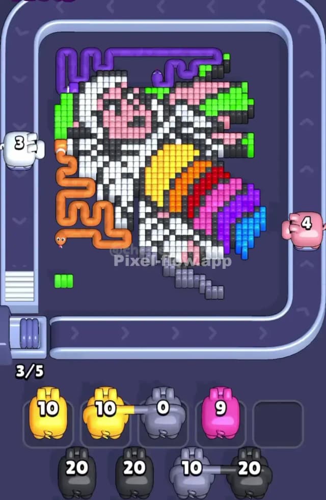 Pixel Flow Level 1885 Solution 1