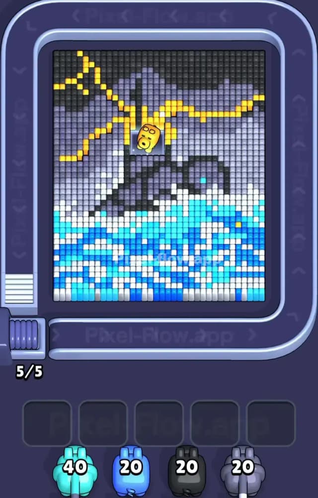 Pixel Flow Level 1553 Gameplay