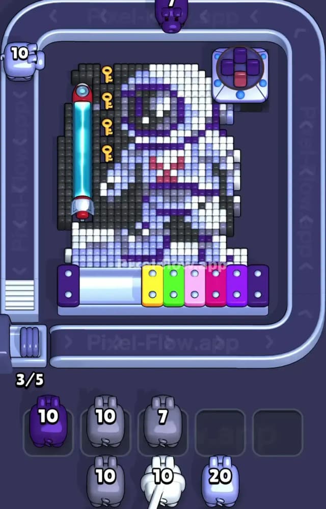 Pixel Flow Level 1471 Solution 2