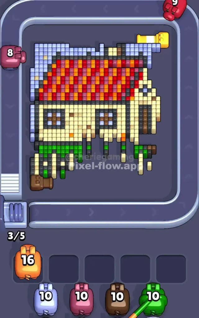 Pixel Flow Level 346 Solution 1