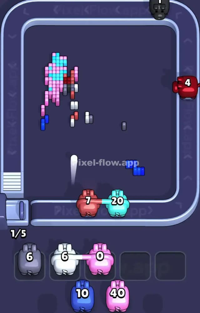 Pixel Flow Level 1513 Solution 3