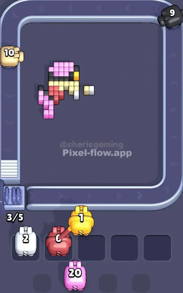 Pixel Flow Level 321 Solution 3