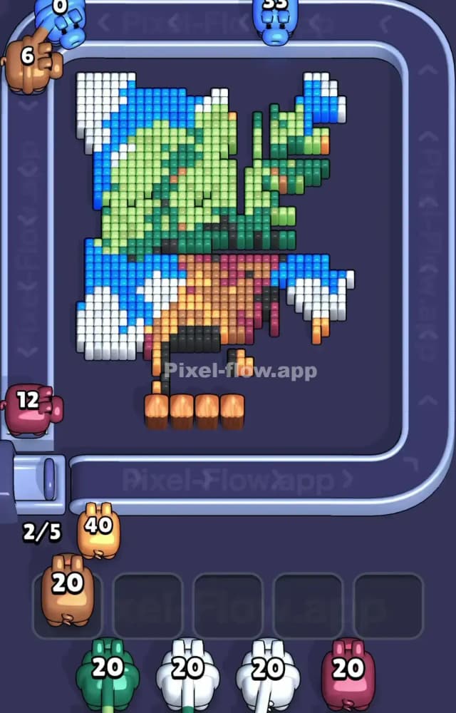Pixel Flow Level 1510 Solution 2