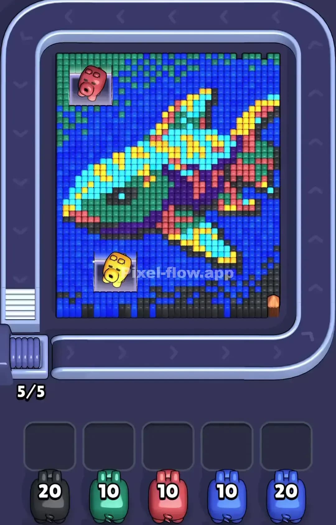 Pixel Flow Level 1168 Screenshot