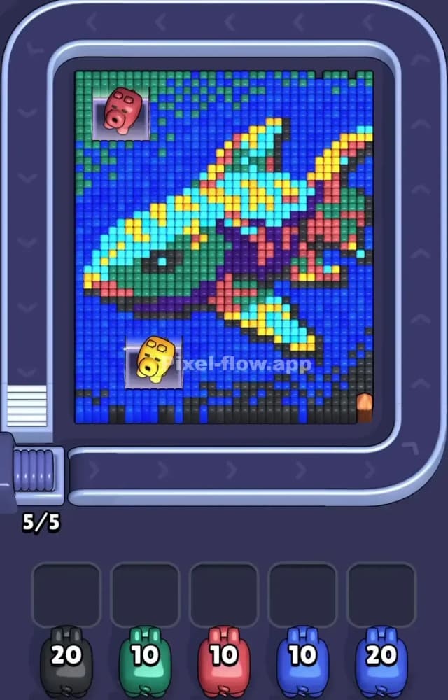 Pixel Flow Level 1168 Gameplay