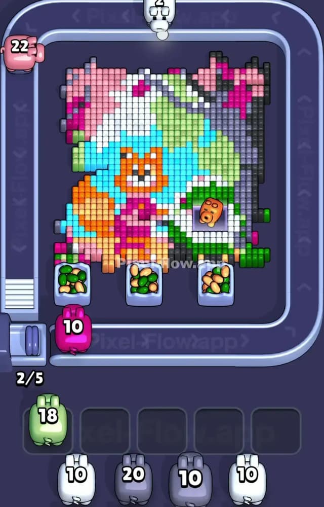 Pixel Flow Level 1433 Solution 1