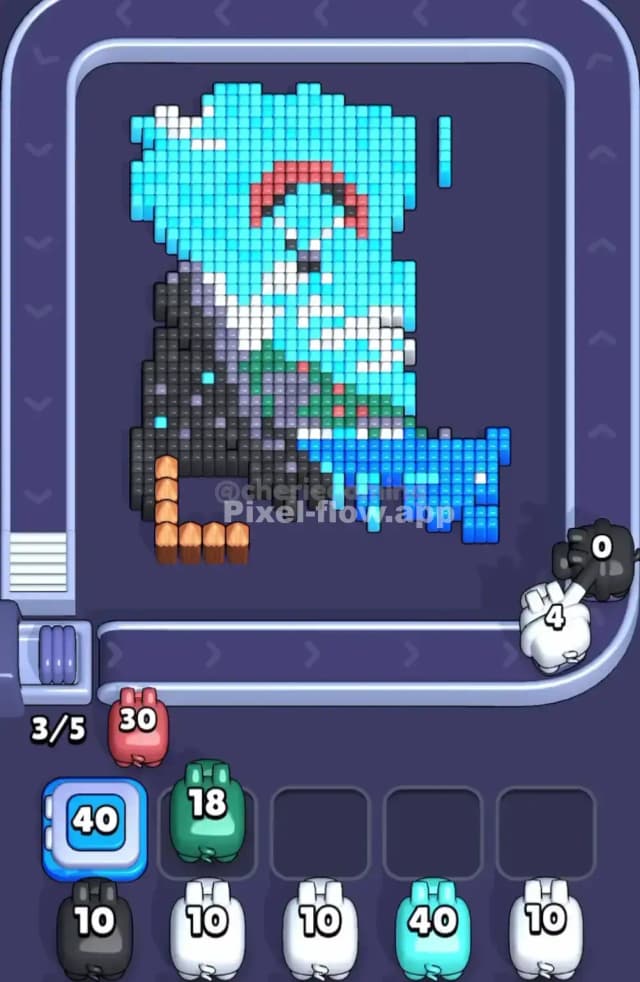 Pixel Flow Level 1868 Solution 1