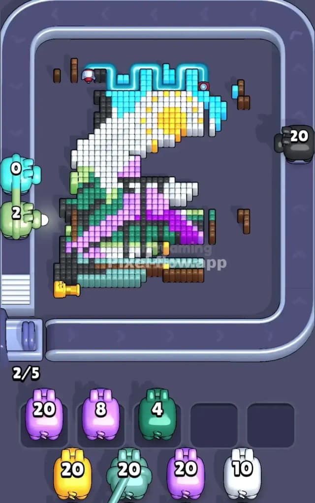 Pixel Flow Level 705 Solution 2