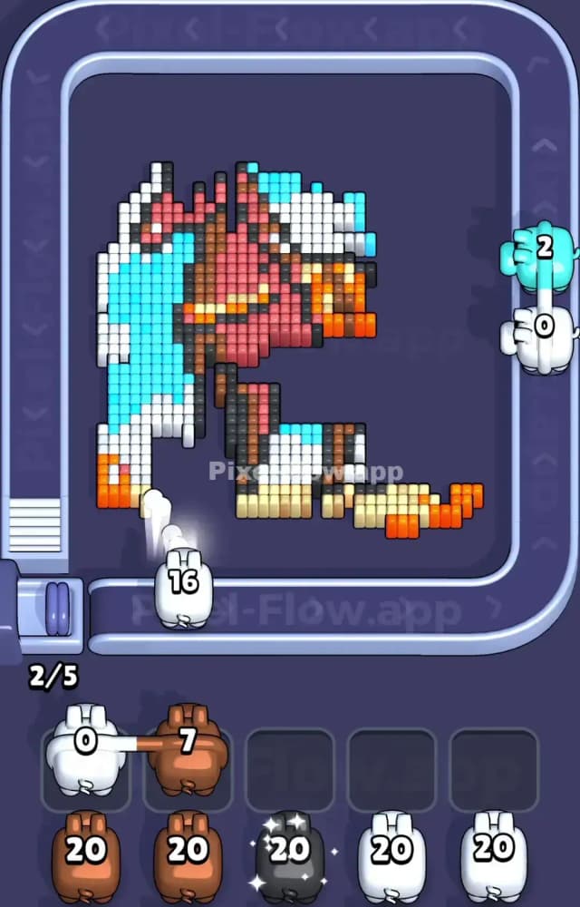 Pixel Flow Level 1039 Solution 2