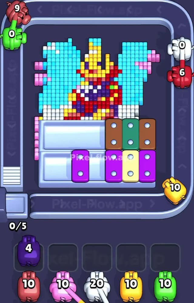 Pixel Flow Level 1480 Solution 1