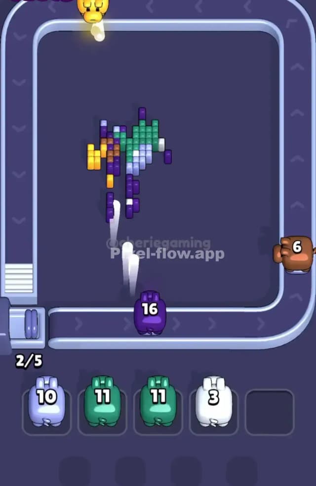 Pixel Flow Level 1888 Solution 3