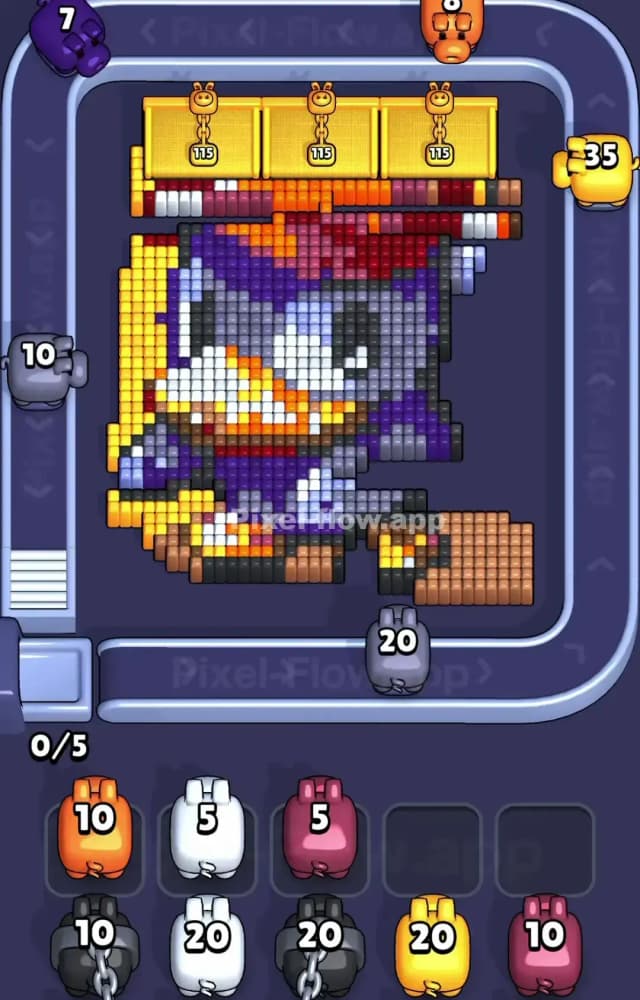 Pixel Flow Level 1565 Solution 1