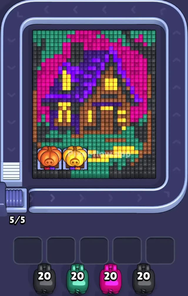 Pixel Flow Level 846 Gameplay