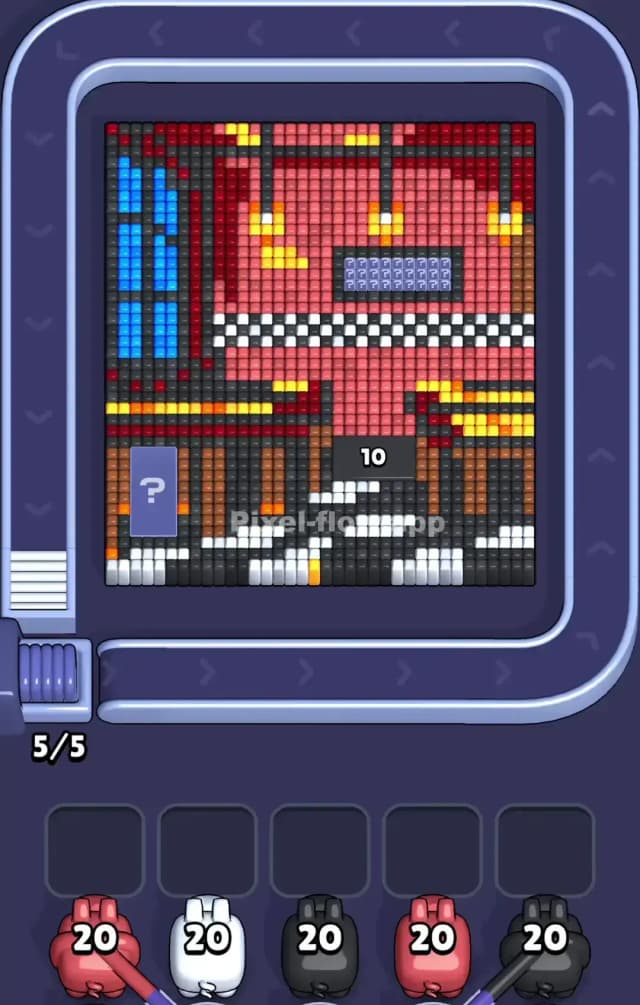 Pixel Flow Level 864 Gameplay