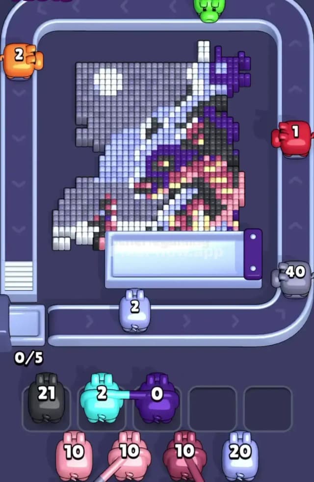 Pixel Flow Level 1669 Solution 1