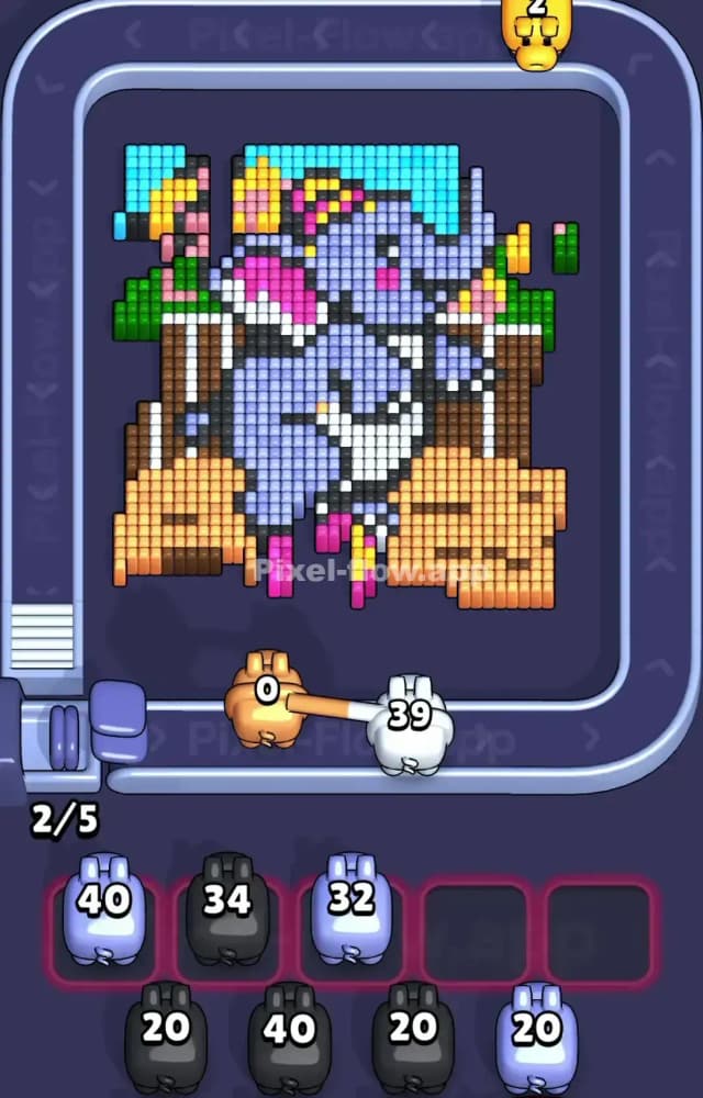Pixel Flow Level 1545 Solution 1