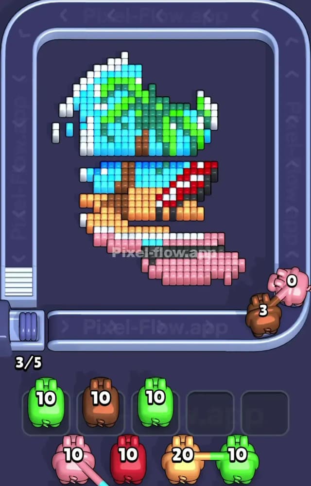 Pixel Flow Level 1479 Solution 2