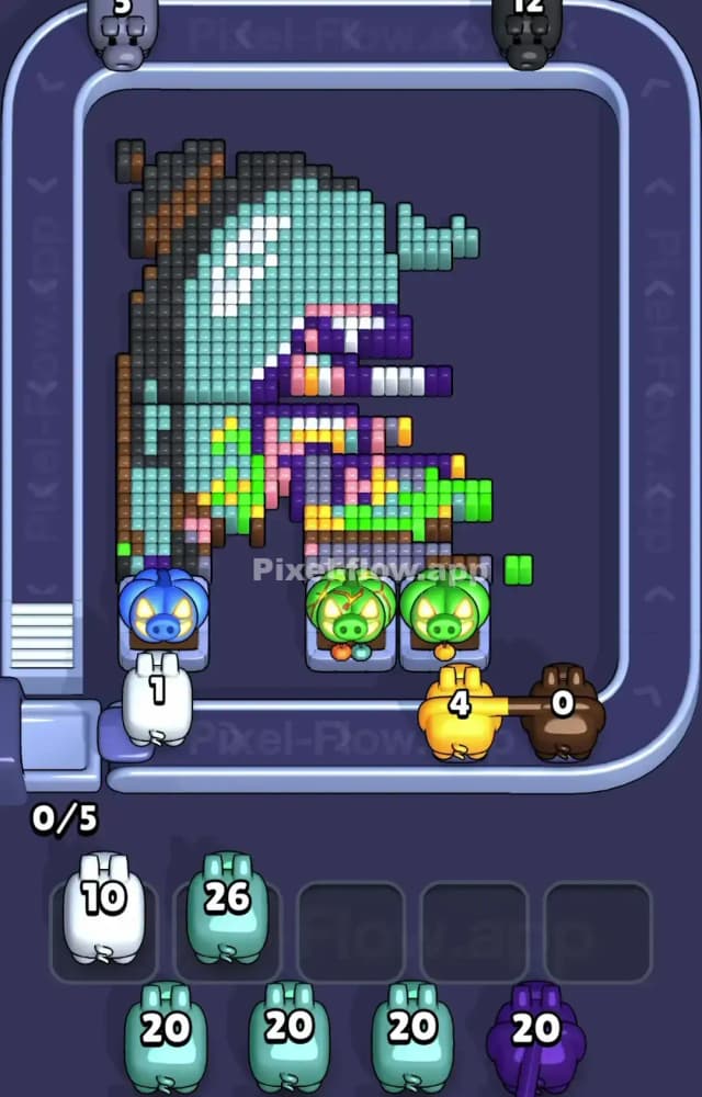 Pixel Flow Level 1507 Solution 2