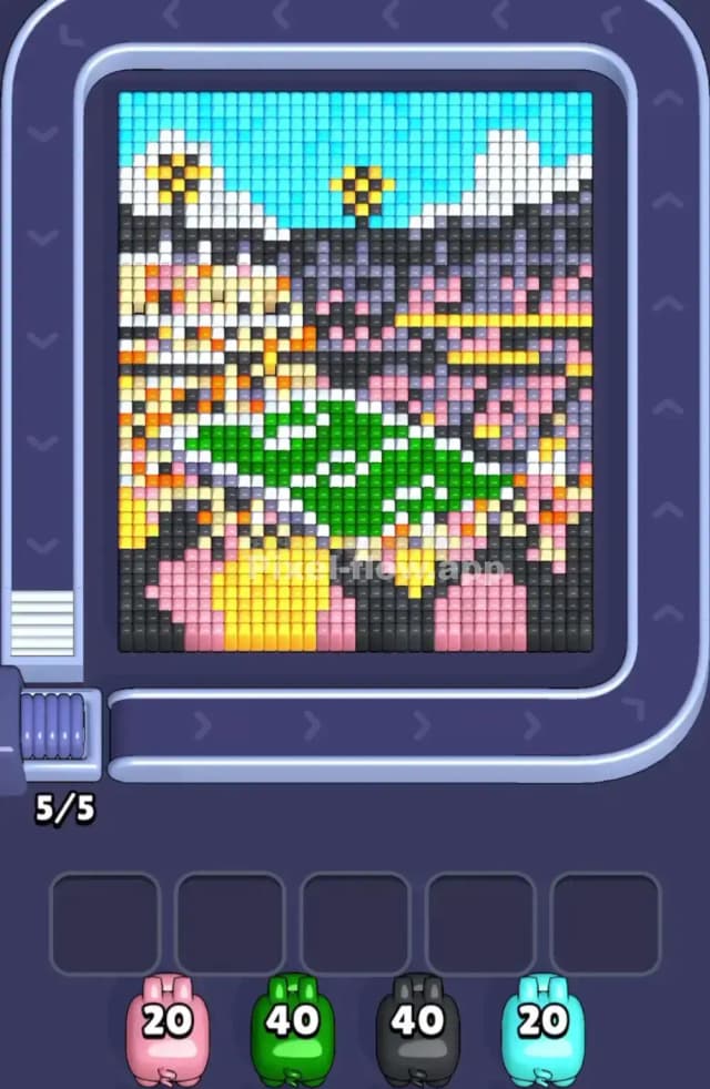 Pixel Flow Level 1894 Gameplay
