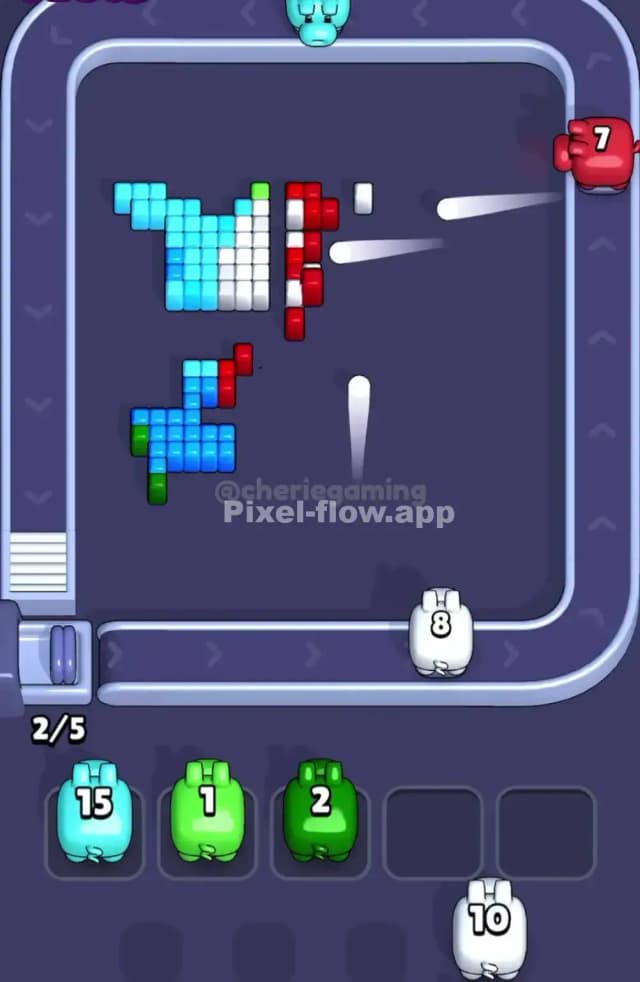 Pixel Flow Level 1671 Solution 3