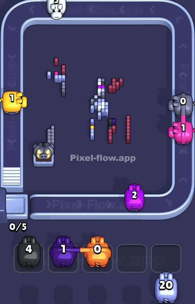 Pixel Flow Level 1524 Solution 3