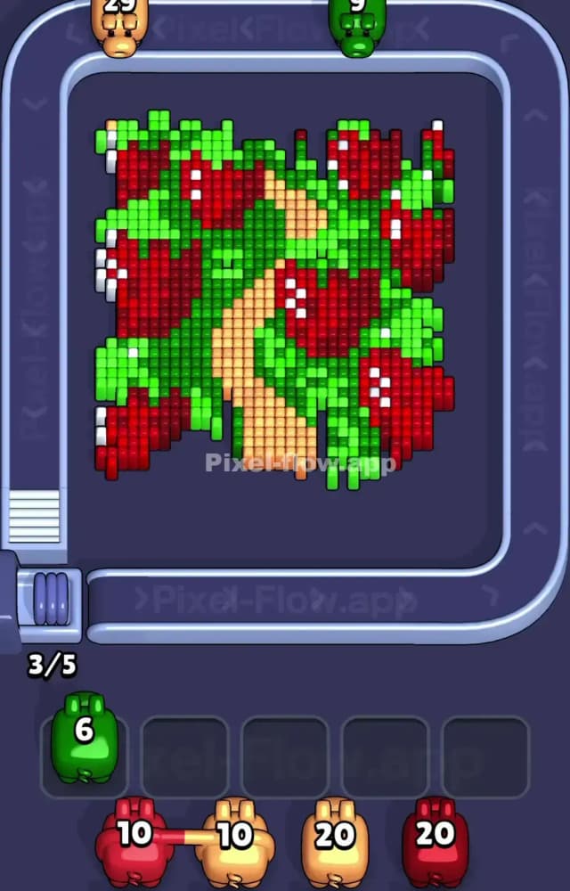 Pixel Flow Level 1422 Solution 2