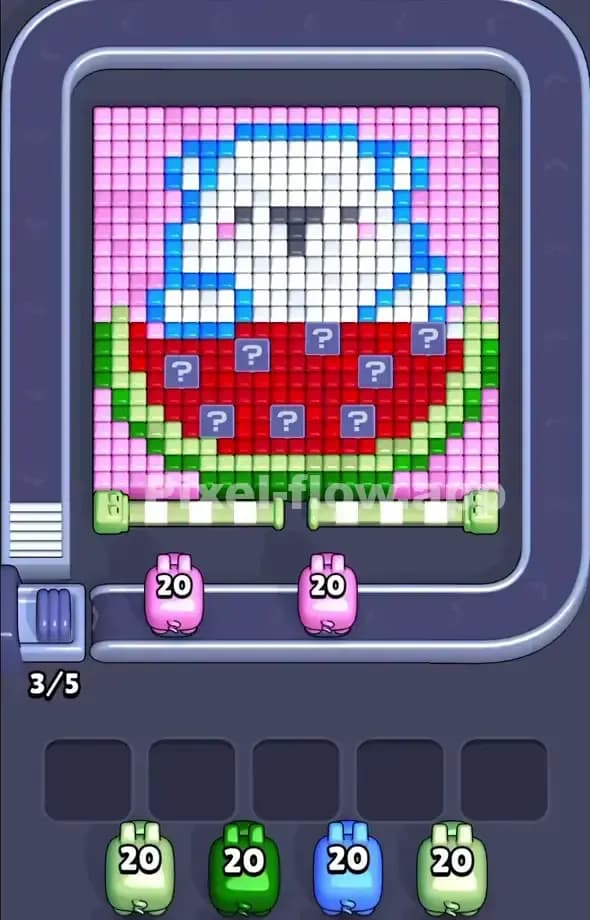 Pixel Flow Level 531 Gameplay