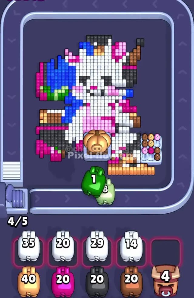 Pixel Flow Level 1697 Solution 2