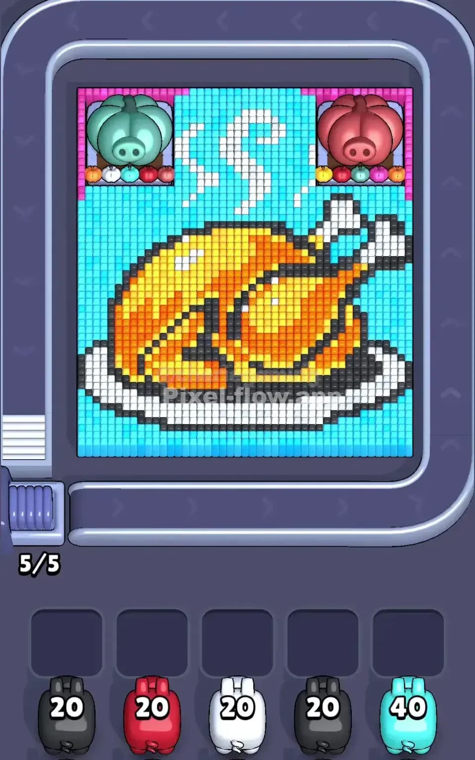 Pixel Flow Level 713 Screenshot