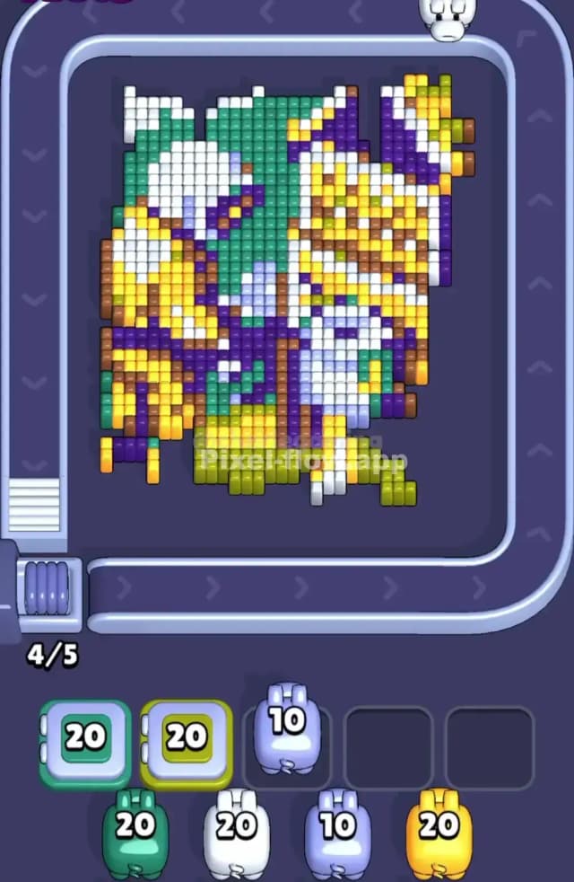 Pixel Flow Level 1888 Solution 1