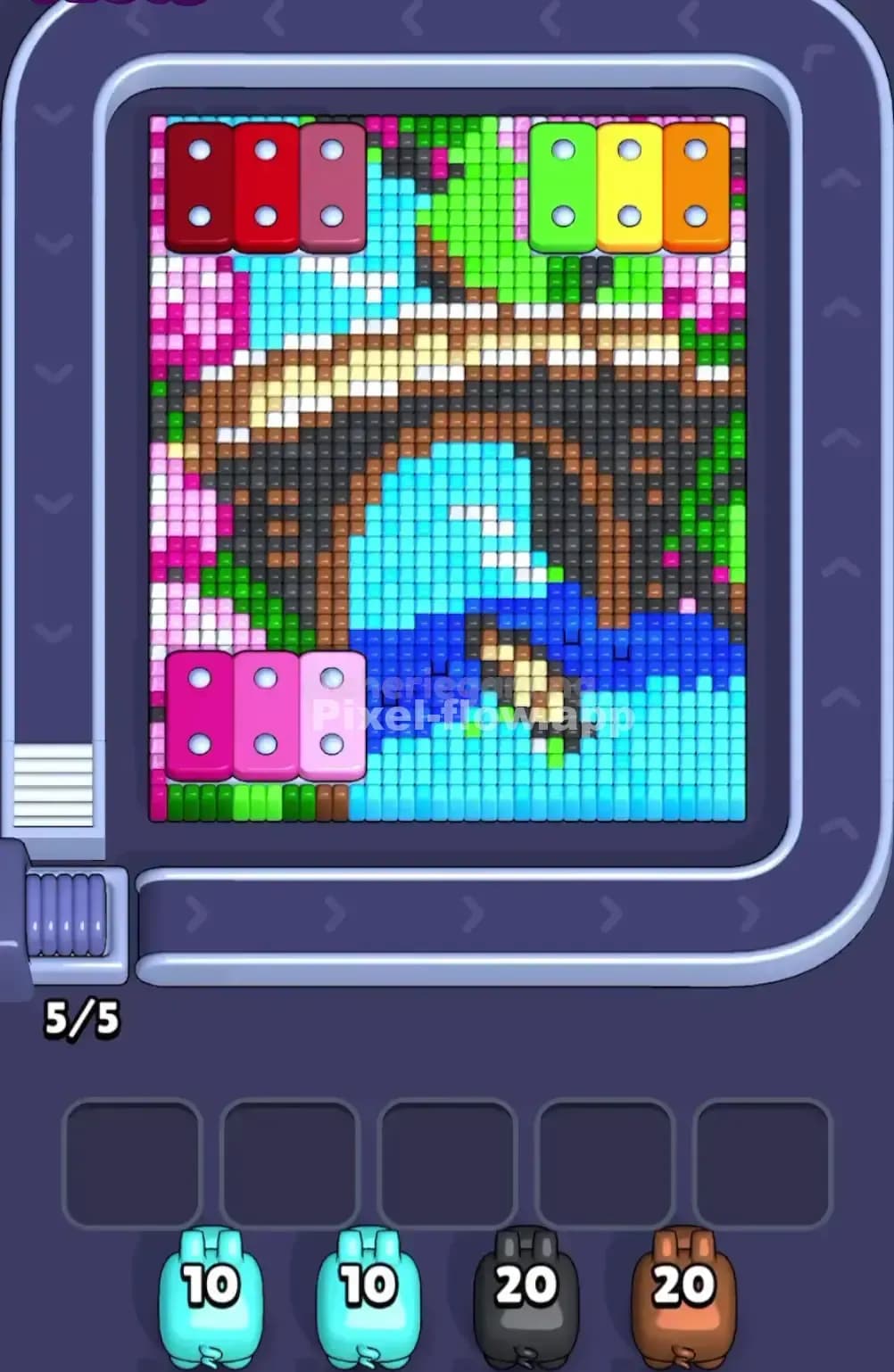 Pixel Flow Level 1667 Screenshot