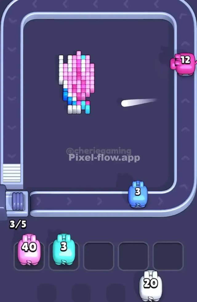 Pixel Flow Level 1861 Solution 3