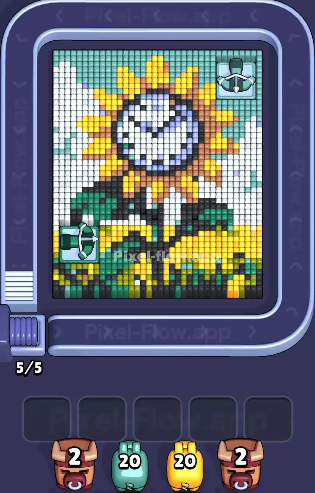 Pixel Flow Level 1528 Screenshot