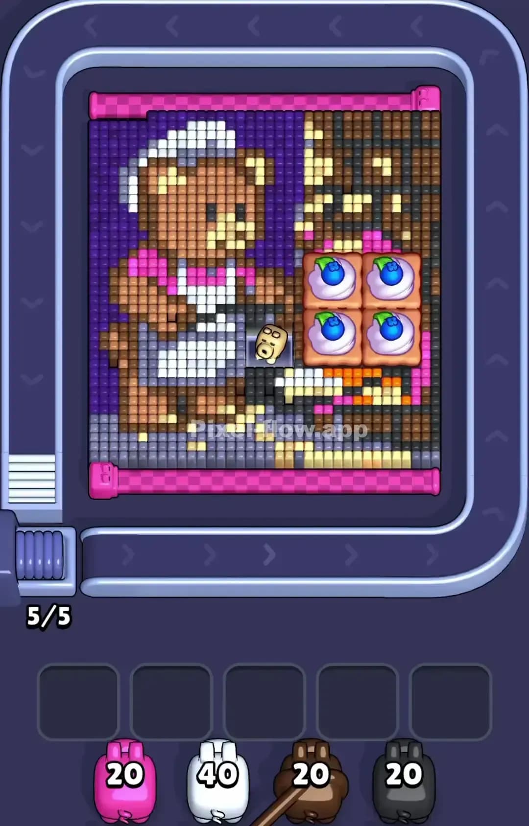 Pixel Flow Level 1155 Screenshot