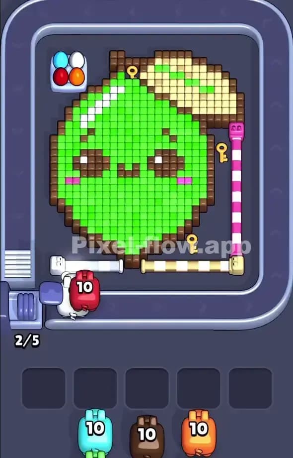 Pixel Flow Level 517 Gameplay