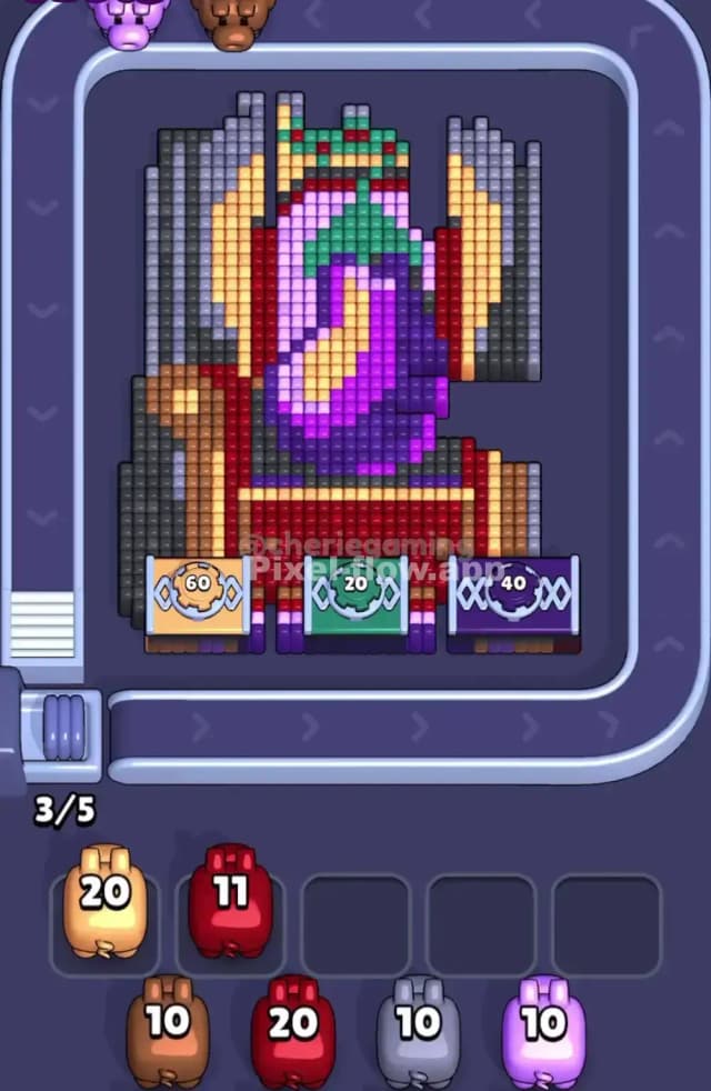 Pixel Flow Level 1679 Solution 1
