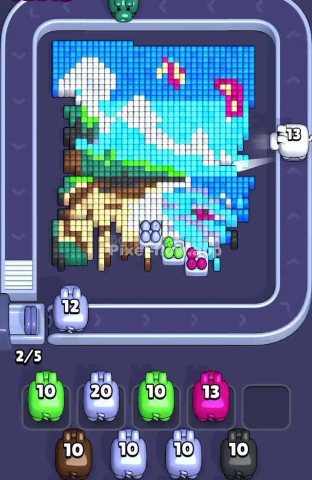 Pixel Flow Level 1689 Solution 1