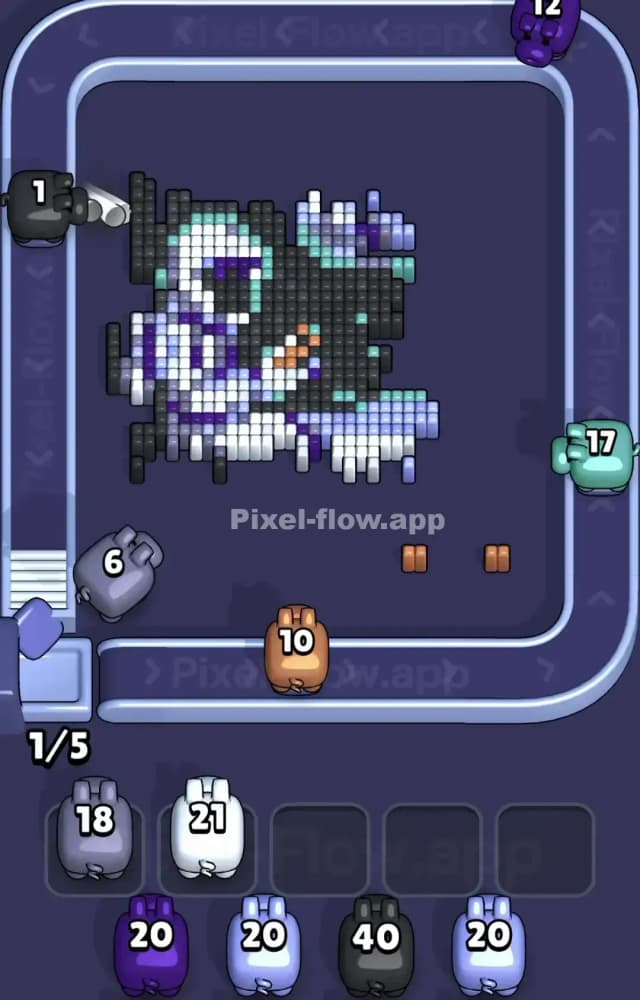 Pixel Flow Level 1531 Solution 1