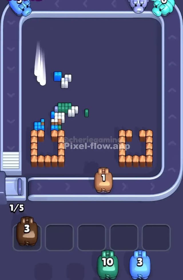 Pixel Flow Level 1676 Solution 3