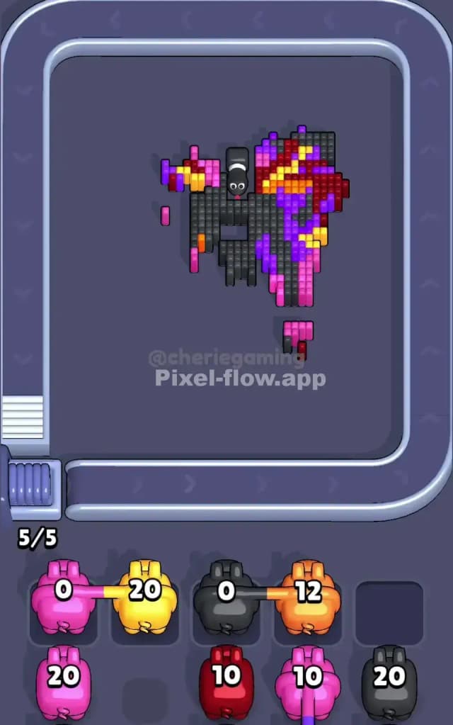 Pixel Flow Level 696 Solution 3