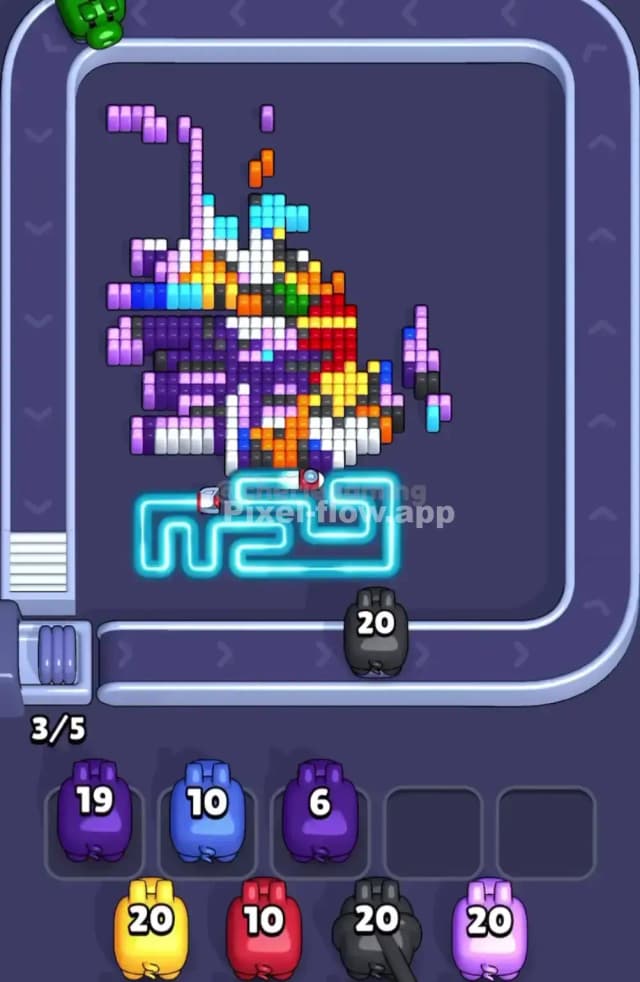 Pixel Flow Level 1839 Solution 2