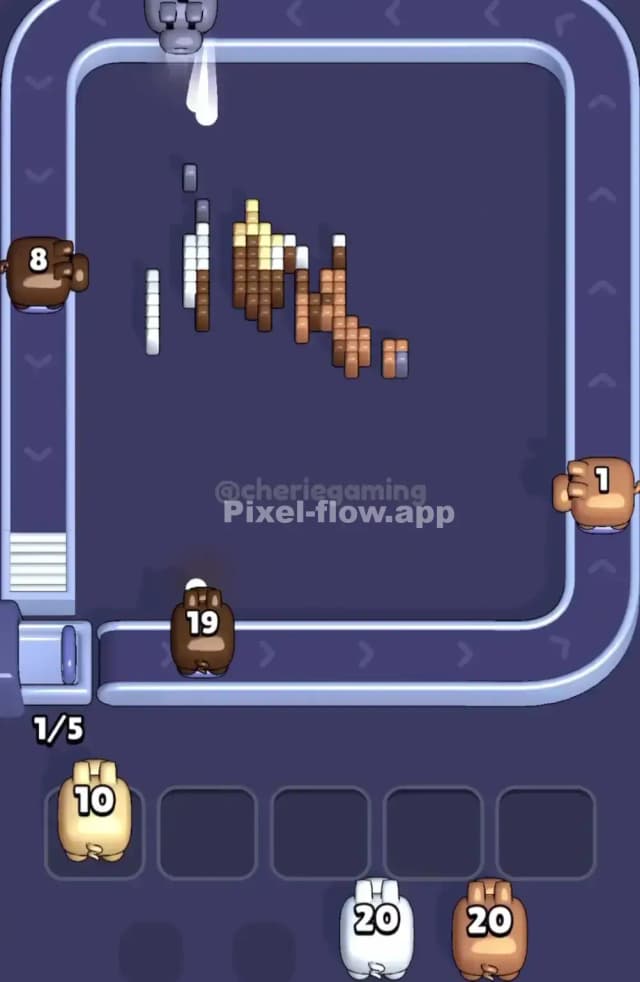 Pixel Flow Level 1899 Solution 3