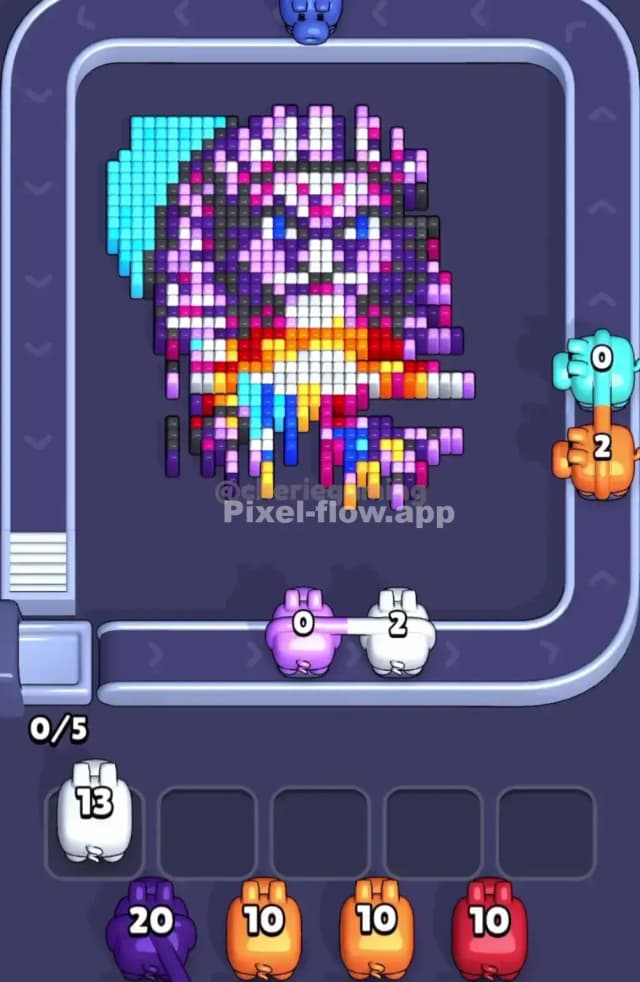 Pixel Flow Level 1869 Solution 2