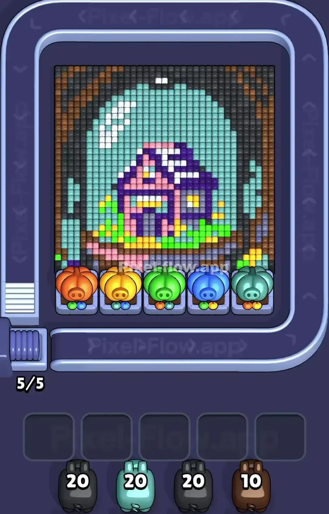 Pixel Flow Level 1507 Screenshot