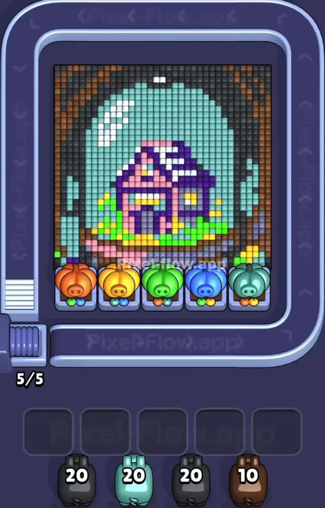 Pixel Flow Level 1507 Gameplay